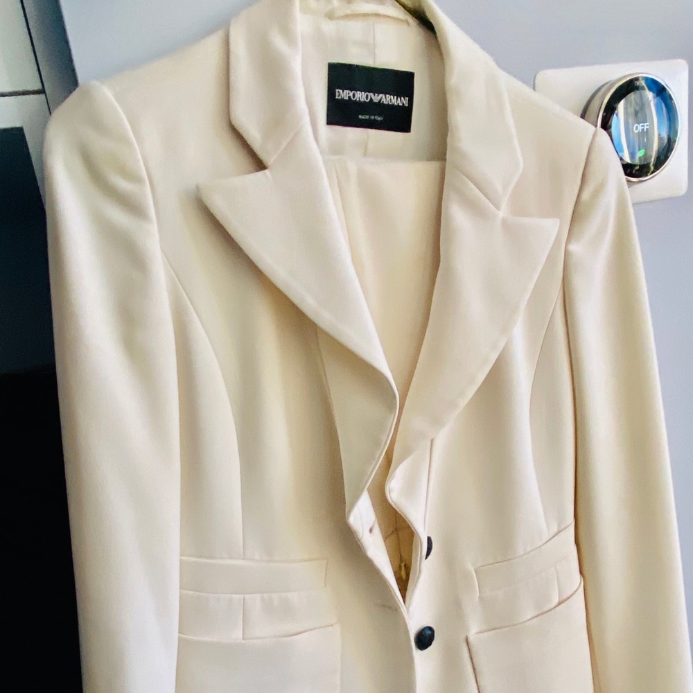 Emporio Armani Collection PantSuit White